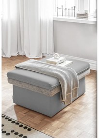 Poggiapiedi in grigio chiaro Wilson – Miuform