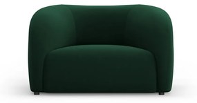 Poltrona in velluto verde scuro Santi - Interieurs 86