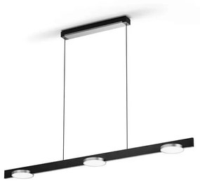 Light Point - Inlay S1250 Linear Lampada a Sospensione 2700/3000K Black/Silver Light-Po