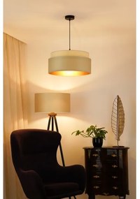 Brilagi - Lampadario OREGON VEGE 1xE27/15W/230V Ø 45 cm beige