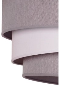Duolla - Lampadario a sospensione con filo TRIO 1xE27/40W/230V diametro 45 cm grigio/bianco