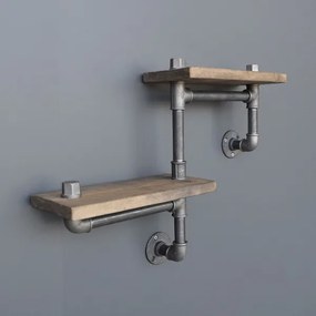 Mensola da parete BORURAF 30x55 cm abete