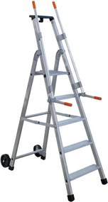 Scala FACAL Mayorà in alluminio 5 gradini portata massima 150 kg EN 131 per lavori fino a 2.9 m