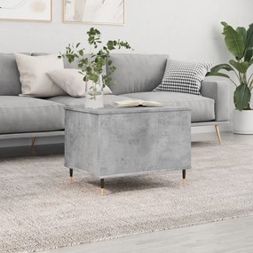 Tavolino salotto grigio cemento 60x44,5x45 cm legno multistrato
