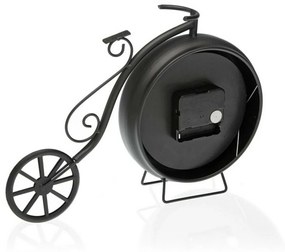 Orologio da Tavolo Versa Nero Bicicletta Ferro (10 x 23 x 29 cm)