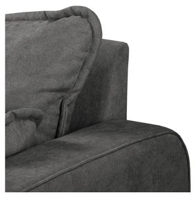 Divano angolare grigio scuro (angolo sinistro) Beata - Ropez