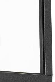 Lanterna da parete per esterni nera con sensore di movimento IP44 - Charlois