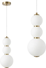 Lampada a sospensione a LED LHJ113-3CP oro spazzolato