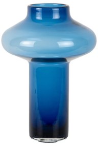 Vaso blu in vetro (altezza totale 37 cm) Asombroso – PT LIVING