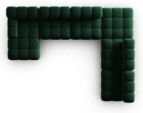 Divano in velluto verde 379 cm Bellis - Micadoni Home