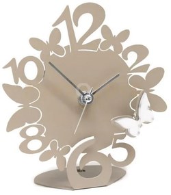 Orologio sciame farfalline decorato sabbia in ferro e polimetilmeta...
