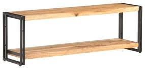 Mobile Porta Tv 120x30x40 Cm İn Legno Massello Di Acacia /