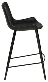 Sgabello da bar in similpelle nera Hype - DAN-FORM Denmark