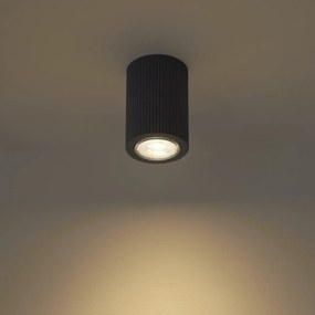 Set di 4 faretti da soffitto moderni neri - Sprawl