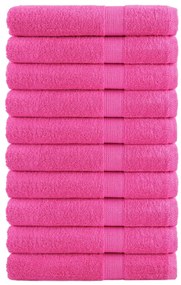Asciugamani Solund 10 Pz Rosa 100x200 Cm 600 G/m² /