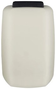 Cestino per la spazzatura color crema in acciaio con pedale 12 l Design – Wenko