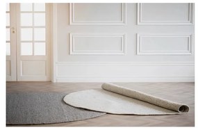 Tappeto rotondo in lana grigio chiaro ø 250 cm Auckland - Rowico