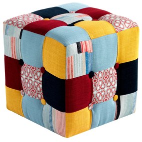 Pouf cubo colorato 35x35x35 cm Liam OresteLuchetta