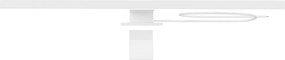 Lampada LED da Specchio 50cm Bianca 8W IP44 Tripla Installazione Colore Bianco Caldo 3.000K