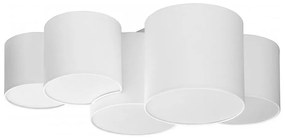 Plafoniera MONA 5xE27/15W/230V bianco