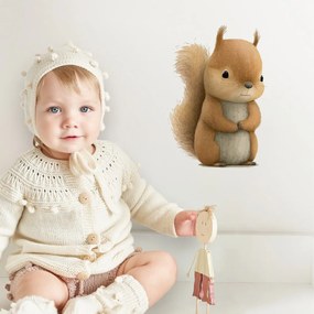 Scoiattolo - Adesivo per la camera dei bambini | Inspio