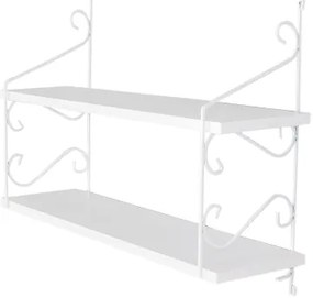 Wall shelf SERAMONI 51x72 cm bianco