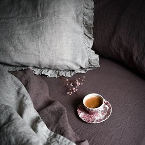 Lenzuolo di lino rosa 260x180 cm Ashes of Roses - Linen Tales