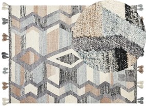 Tappeto kilim lana multicolore 160 x 230 cm AYGEZARD Beliani