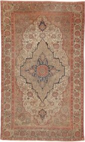 Antik Stilizzato Beige Rosso 130x220 Cm