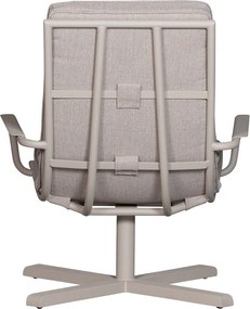 Sedia da giardino in metallo grigio chiaro Coosa - Exotan