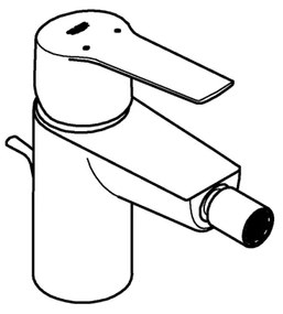 GROHE 32560002 - Miscelatore per bidet START, taglia S, finitura cromo lucido