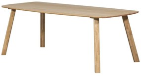 Tavolo da pranzo in rovere massiccio 100x180 cm Tablo – WOOOD