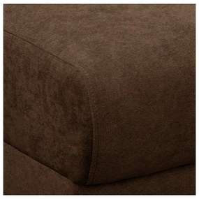 Divano angolare marrone scuro (angolo destro) Beata - Ropez