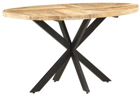 Tavolo da Pranzo 140x80x75 cm in Legno Massello di Mango