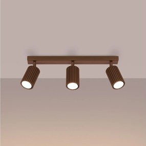 Brilagi - Faretto LED CRESTO 3xGU10/10W/230V marrone