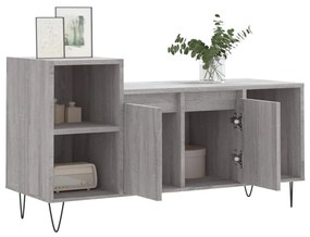 Mobile tv grigio sonoma 100x35x55 cm in legno multistrato