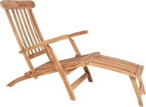 Sedia a sdraio in legno di teak Arrecife - House Nordic