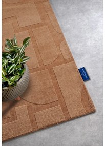 Passatoia marrone in lana tessuta a mano 80x250 cm Alexis - Villeroy&amp;Boch