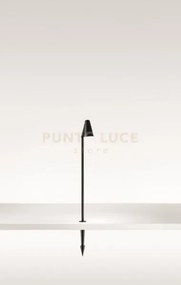 Grass single paletto da esterno led 4000k 650lm 6w ip65 nero h.82cm