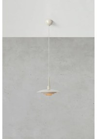 Lampadario beige con paralume in metallo ø 35 cm Piny – Markslöjd