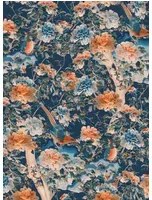 MINDTHEGAP Tapete A Manchurian Night - Blue/ Red/ Taupe