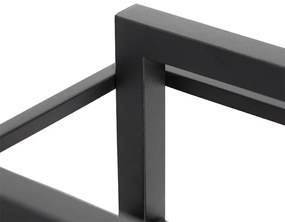 Lampada da tavolo industriale nera - Cage Rack