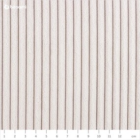 Letto matrimoniale imbottito beige con contenitore con rete inclusa 180x200 cm Cube – Meise Möbel