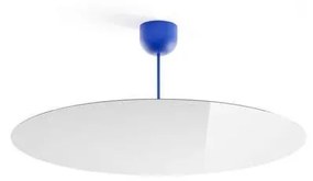 Luceplan - Millimetro Plafoniera H33 Ø85 Royal Blue/Mirror Luceplan