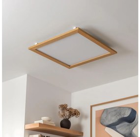 Eglo - Pannello a plafone LED SALOBRENA-RW WOOD LED/34W/230V 2700/4000K marrone