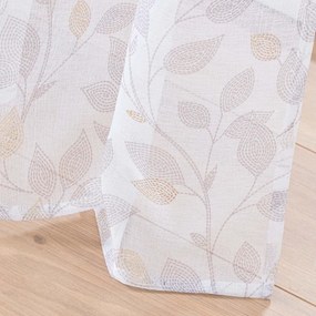 Tenda sottile bianca in voile 140x240 cm Duchesse – douceur d'intérieur