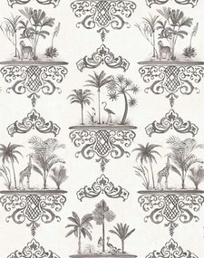 Tapete Rousseau von Cole & Son - Charcoal