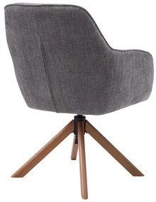 Set di sedie da pranzo grigia in imbottito 2 pz Avola – Unique Furniture