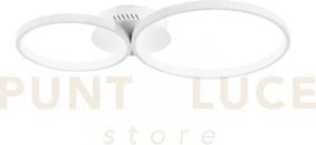 Plafoniera led fredy bianco 30w 4370lm cct 3000k 4000k 6500k 60x35,...