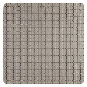 Tappetino Antiscivolo Per Doccia In PVC Mosaico tortora 54x54 Cm
